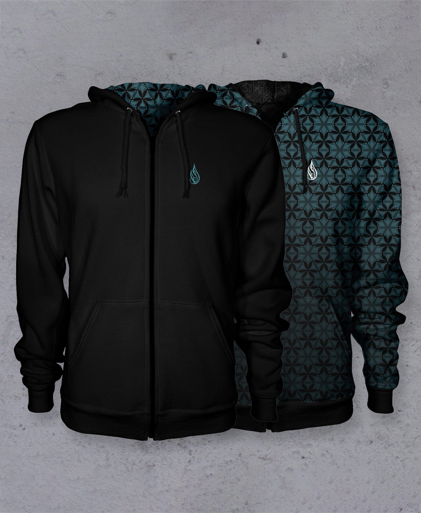 Aphelion Reversible Hoodie by Threyda