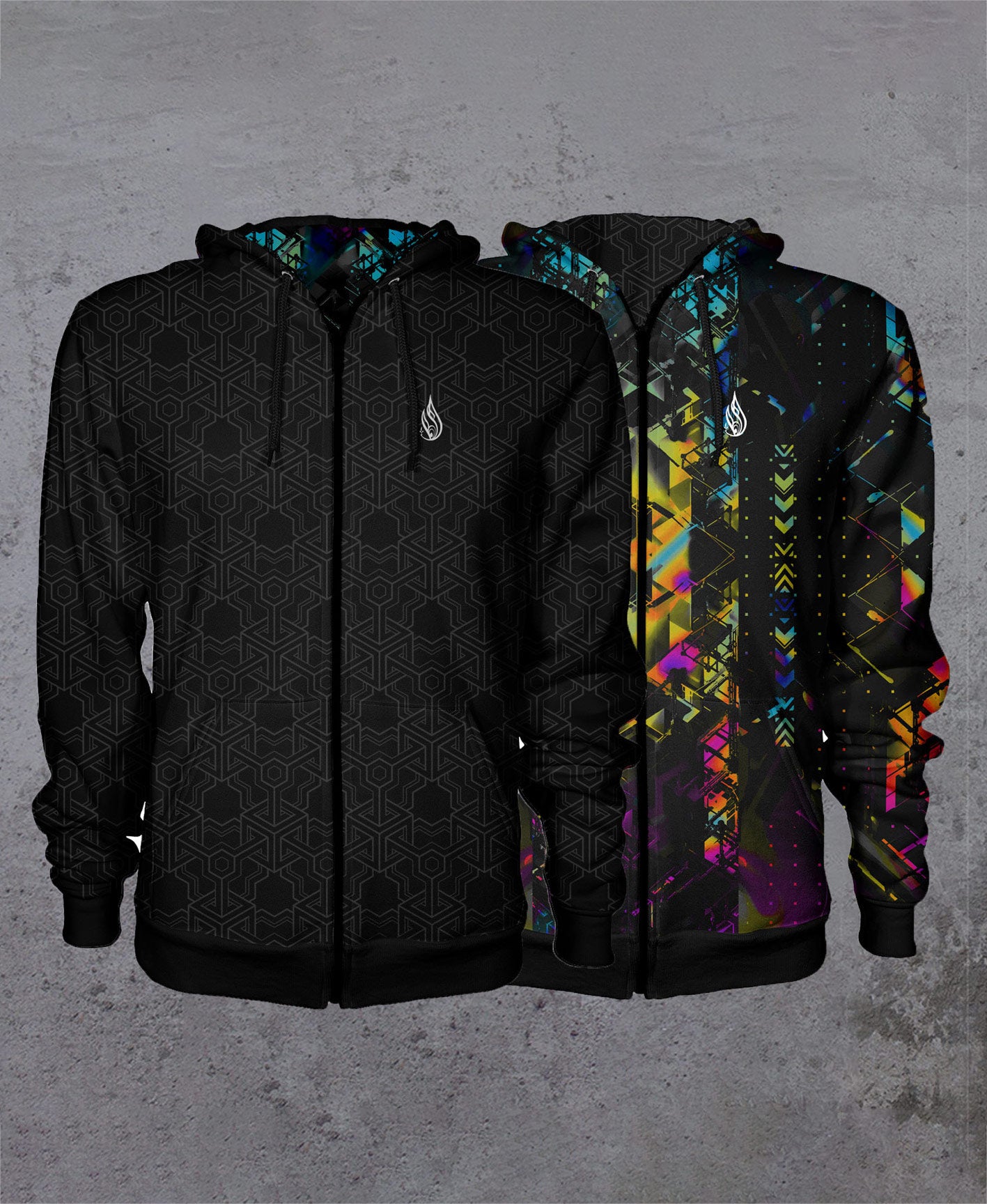 Regenerate II Reversible Hoodie by Threyda