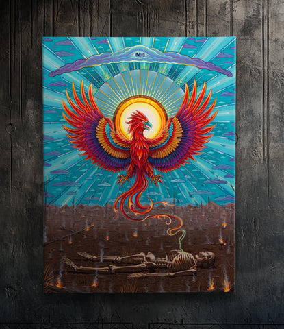 Begin Again Stretched Canvas by John Speaker