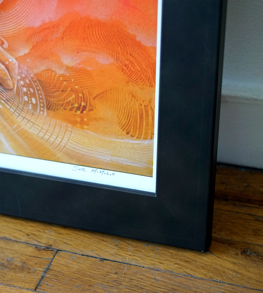 Be Yourself Custom Framed & Signed Print by Seth McMahon