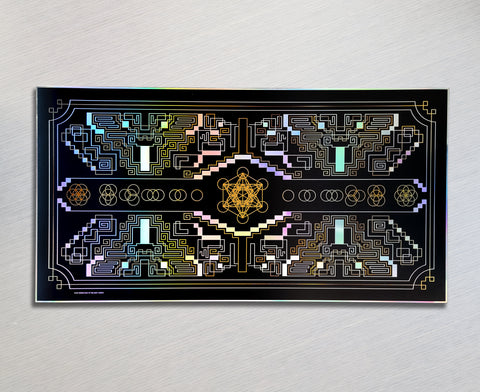 Star Knowledge Holographic Print by Melanie Farris