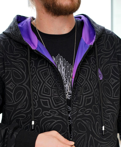 Looking Glass Reversible Hoodie by Stephen Kruse