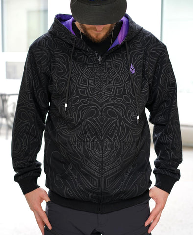 Looking Glass Reversible Hoodie by Stephen Kruse