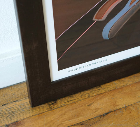 Epicenter Signed & Framed Alpha Print by Stephen Kruse