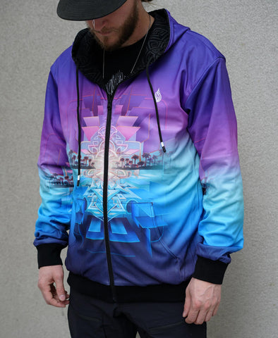 Looking Glass Reversible Hoodie by Stephen Kruse