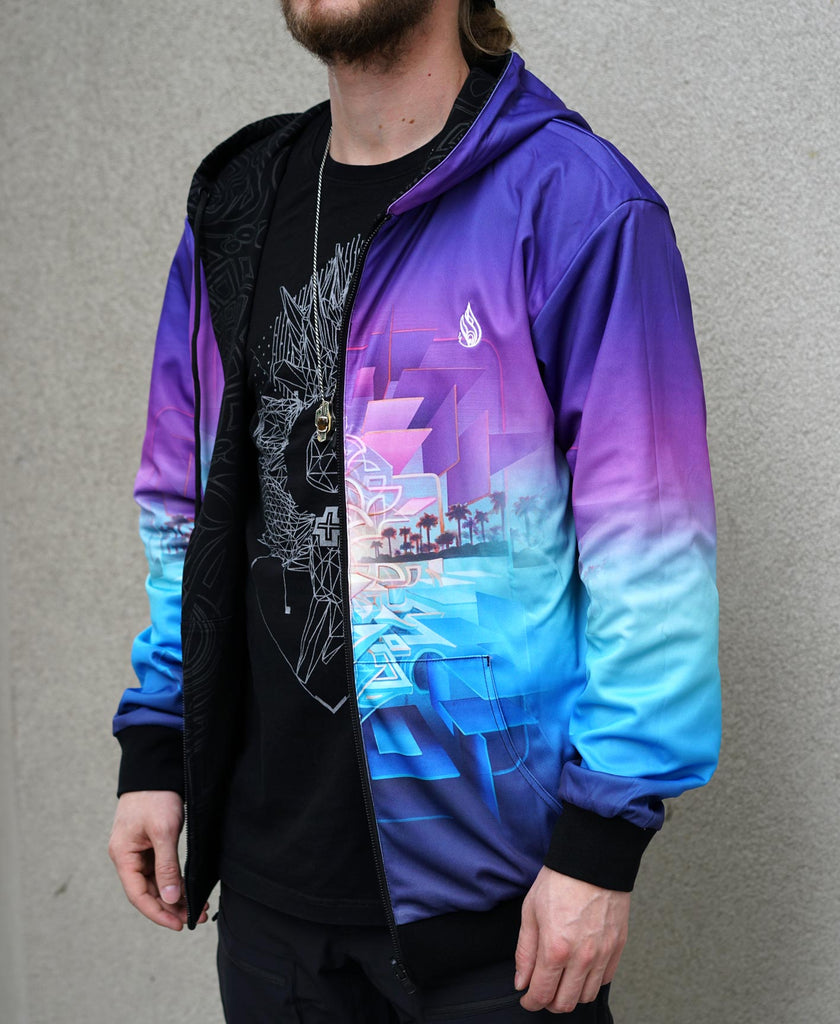 Looking Glass Reversible Hoodie by Stephen Kruse