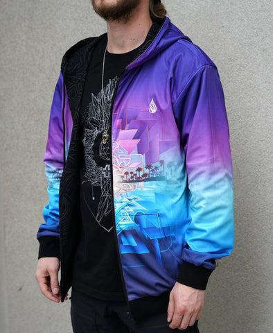 Looking Glass Reversible Hoodie by Stephen Kruse