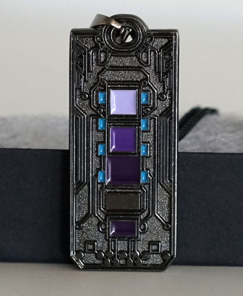 Recursive Gunmetal Pendant by Threyda