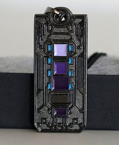 Recursive Gunmetal Pendant by Threyda