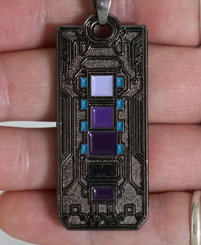 Recursive Gunmetal Pendant by Threyda