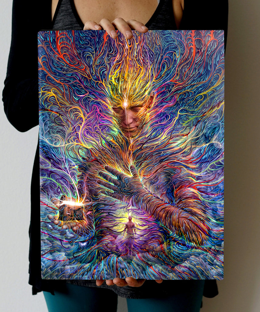 A Thousand Revelations Mini Stretched Canvas by Silvio Vieira