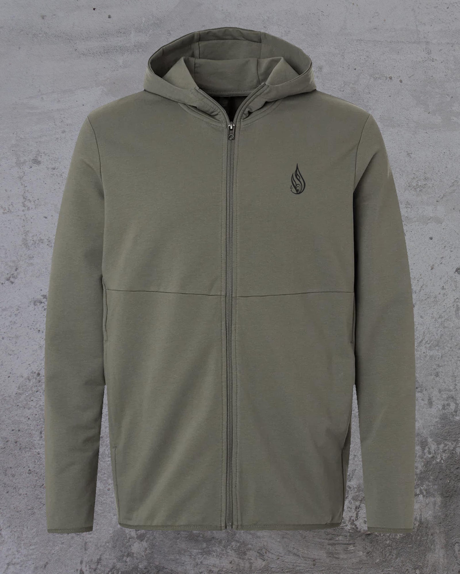 Yggdrasil French Terry Zip Hoodie by Threyda