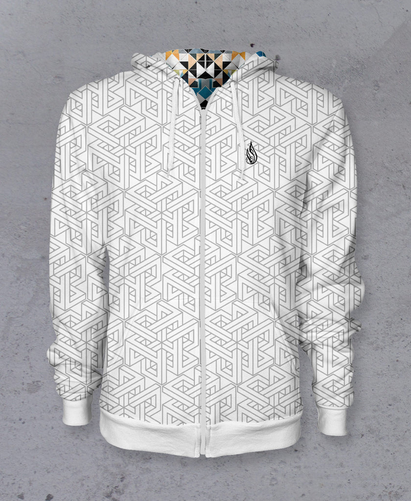 String Theory Reversible Hoodie by Threyda