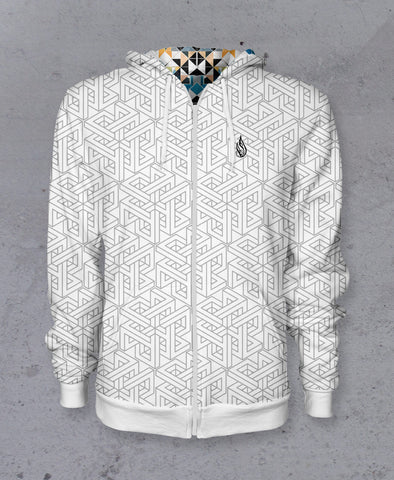 String Theory Reversible Hoodie by Threyda