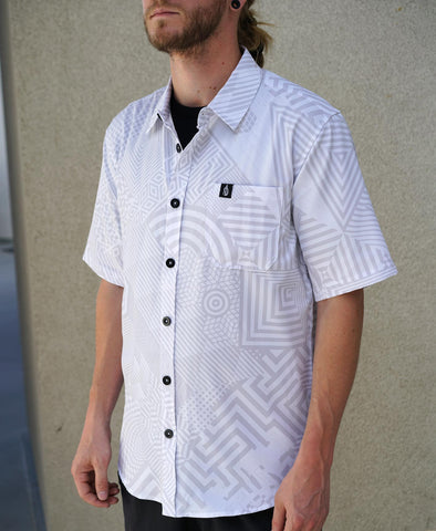 Cuboid Short Sleeve Button Down by Corey Divine