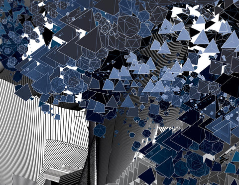 Structure Stretched Canvas by Kimi Takemura