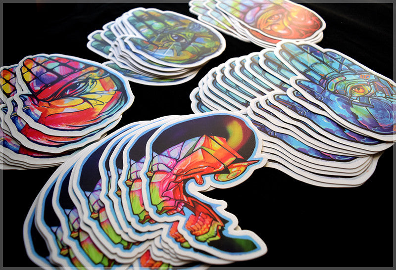 2016 Hand Stickers by Brian Scott Hampton , Sticker - Brian Scott Hampton, Threyda - 2