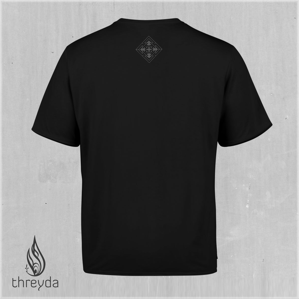 Selva Cotton Tee by Kris Davidson - Grey