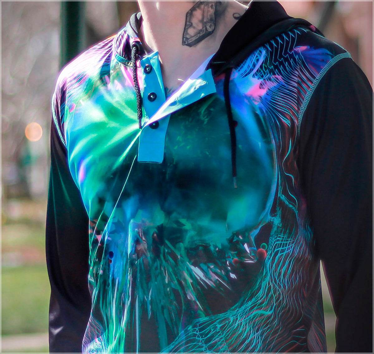 Enceladus Satin Pullover by Archan Nair , Apparel - Archan Nair, Threyda - 2