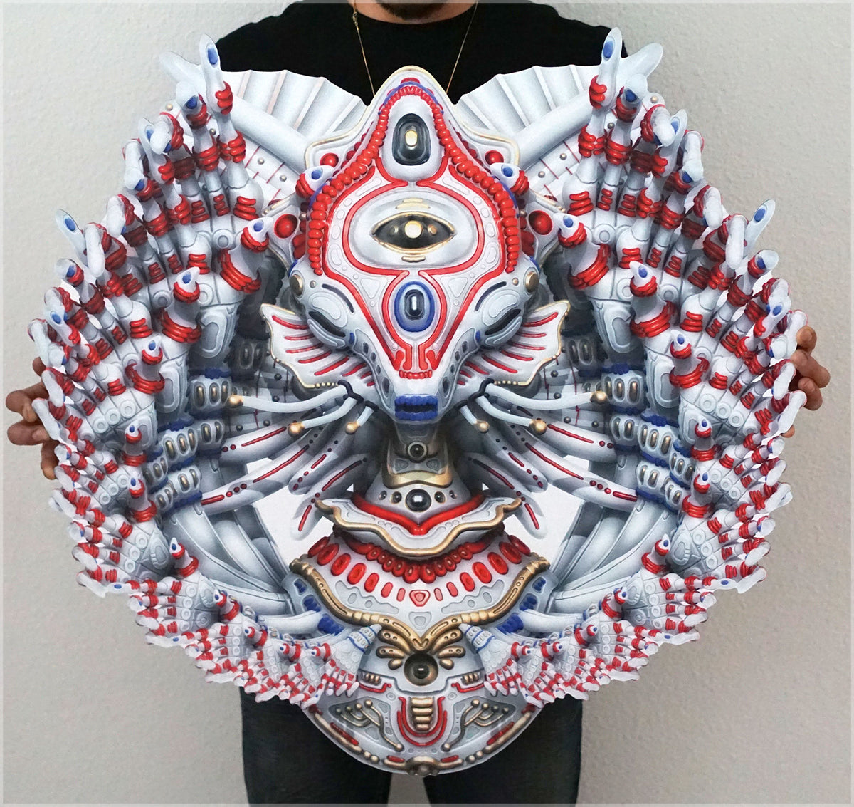 Alien Speak Diecut Aluminum Print