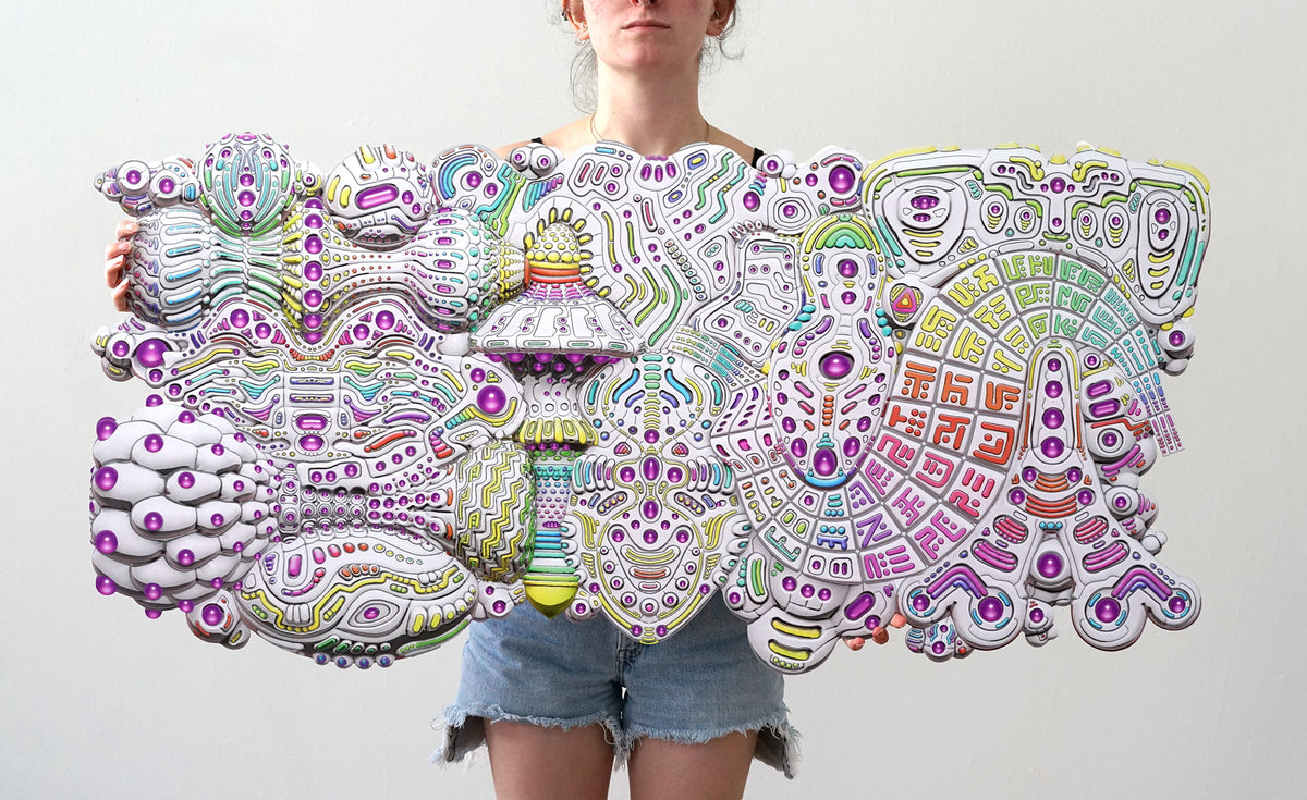 Freeformation Aluminum Diecut Print by Ben Ridgway - 72 HOUR AUCTION