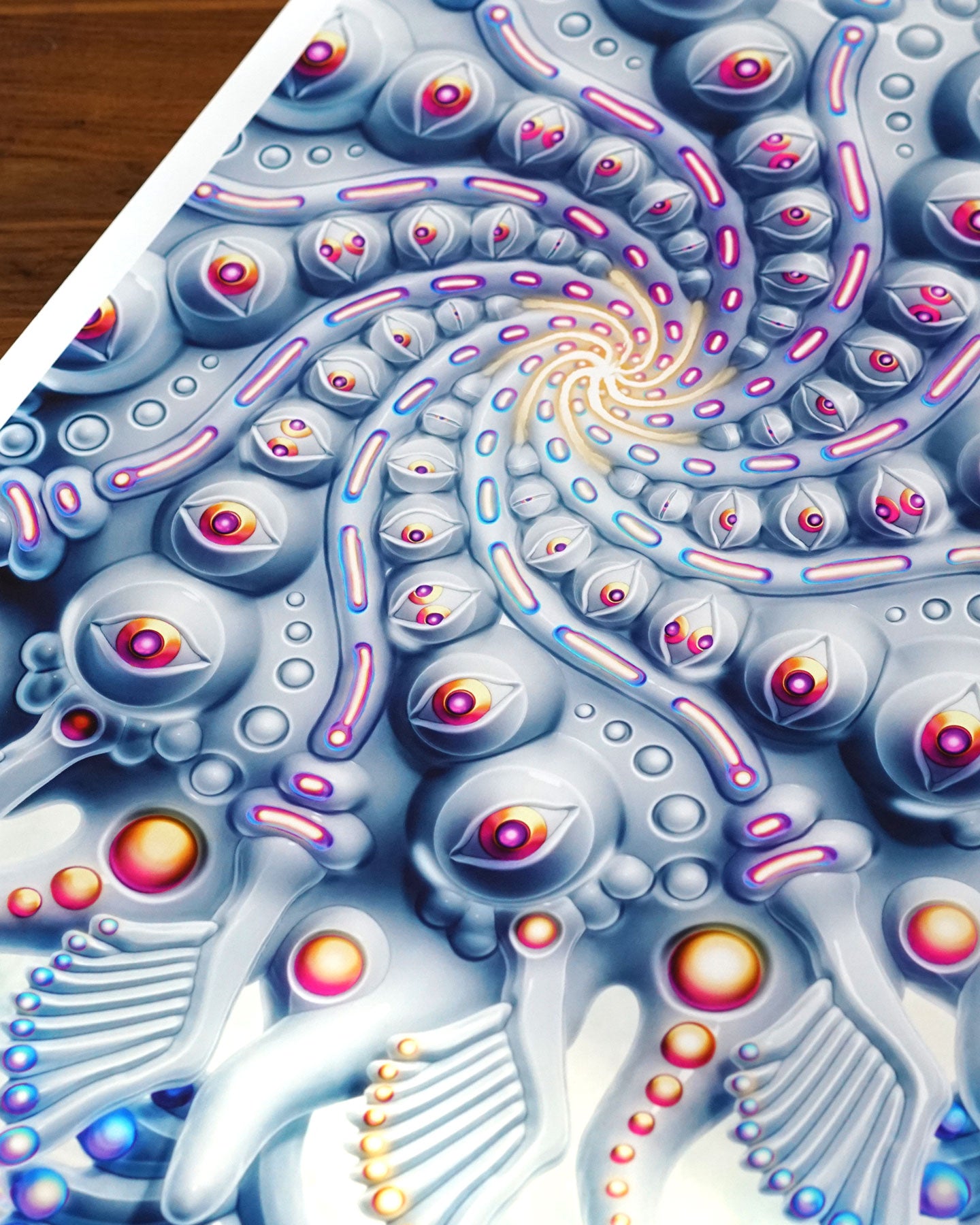 Divine Moment Metallic Pearl Print by Ben Ridgway