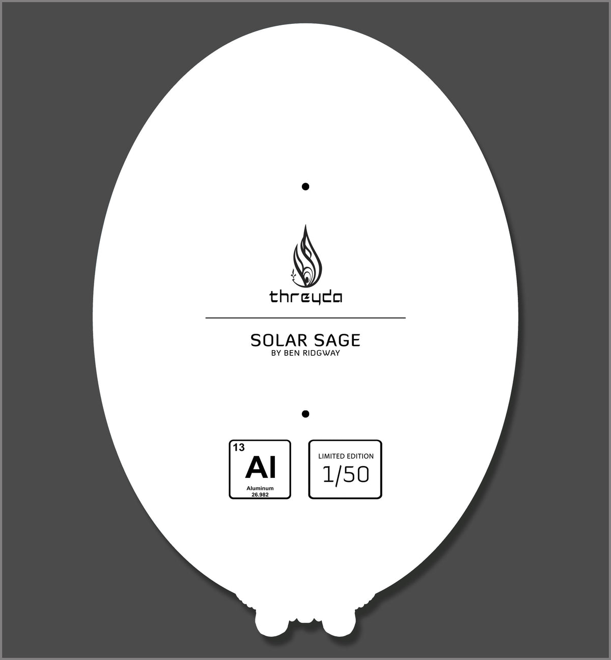 Solar Sage XL Diecut Aluminum Print by Ben Ridgway