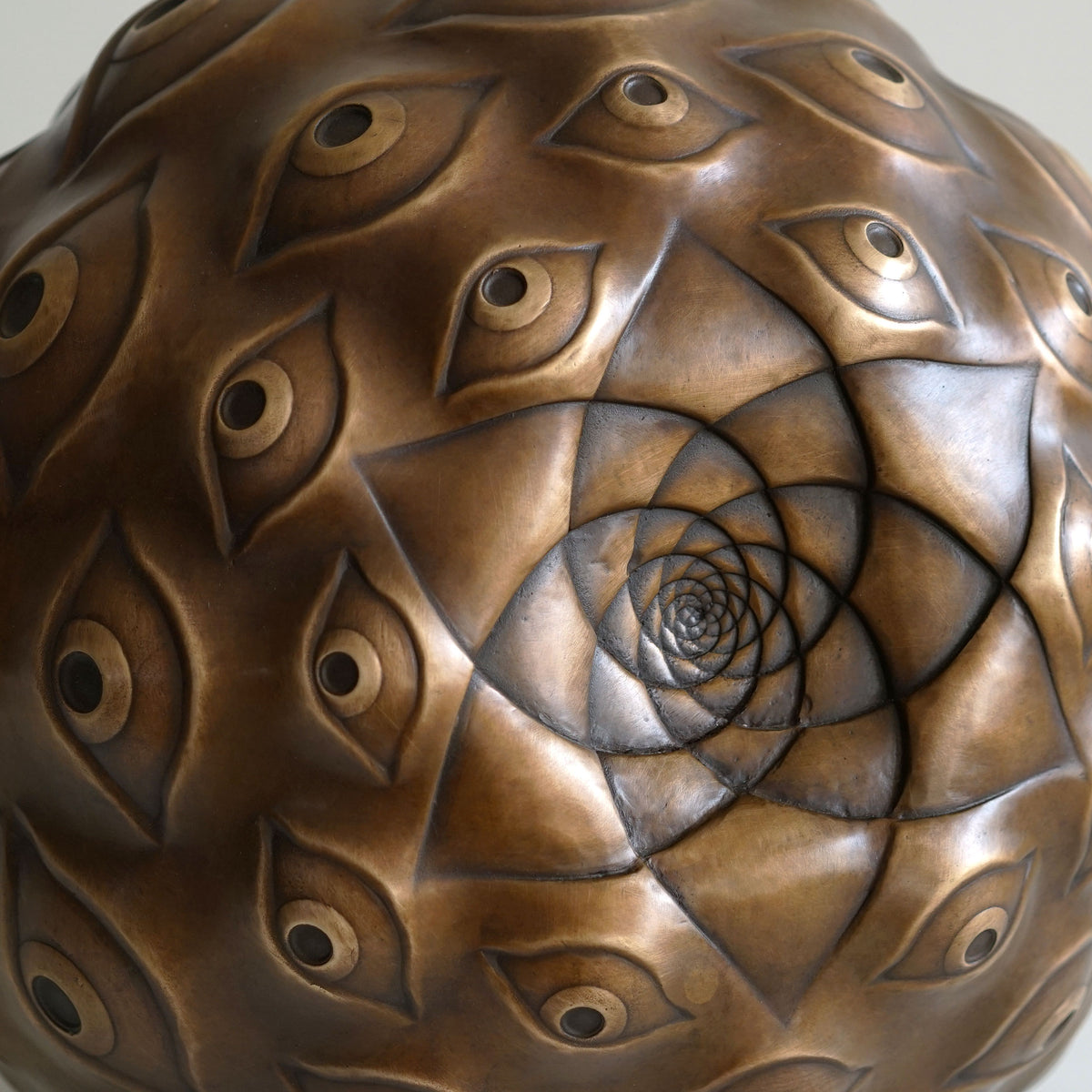 Guardian Eye XL Classic Bronze Sculpture by Ben Ridgway - 72 HOUR AUCTION