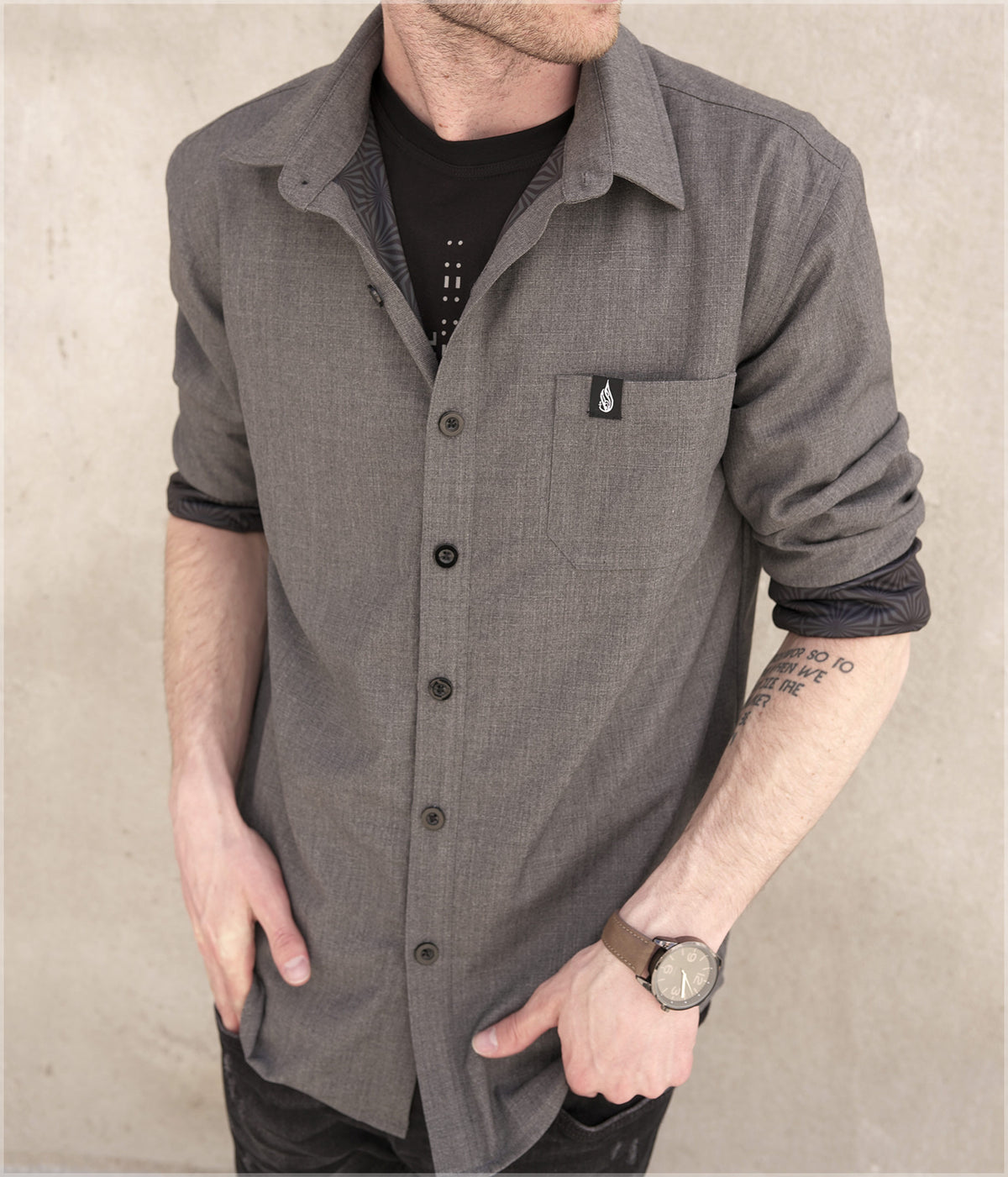 Blackstar Button Down Shirt by Threyda