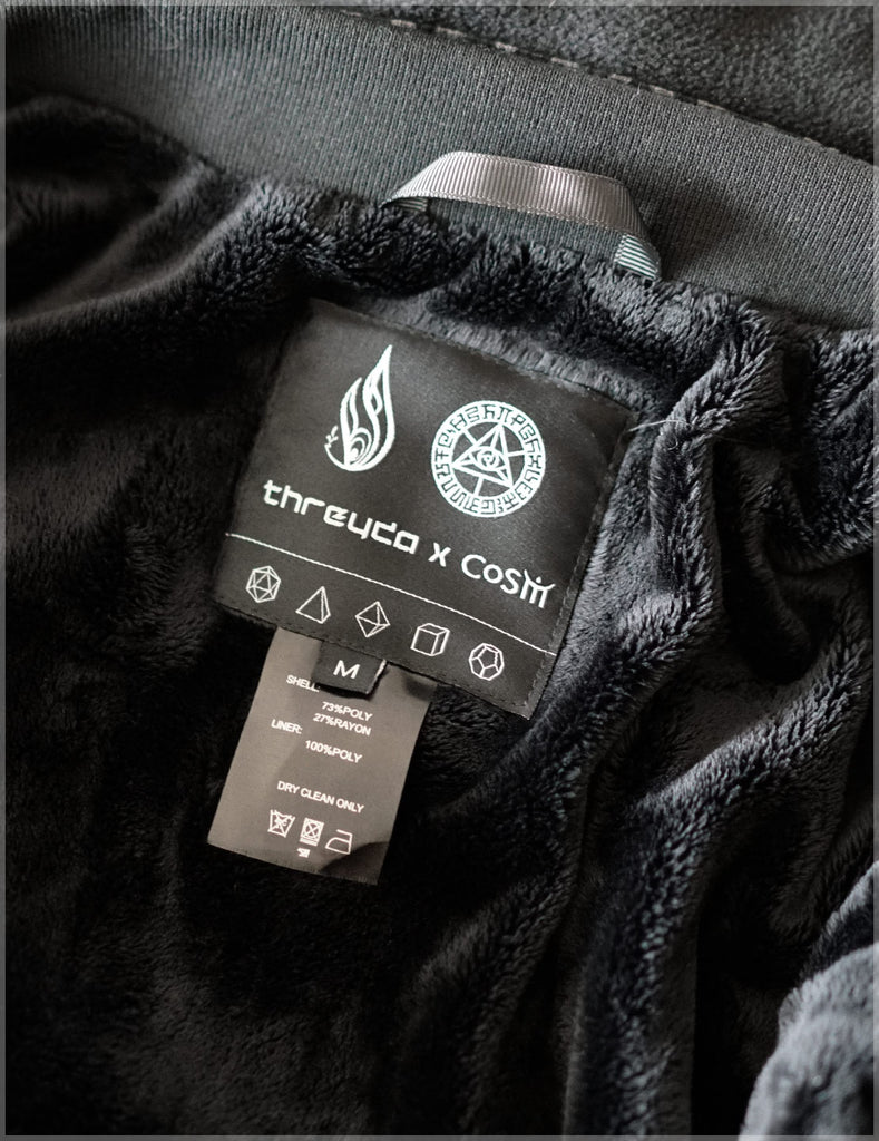 Great Turn Crown Onyx Sherpa Jacket by Alex Grey