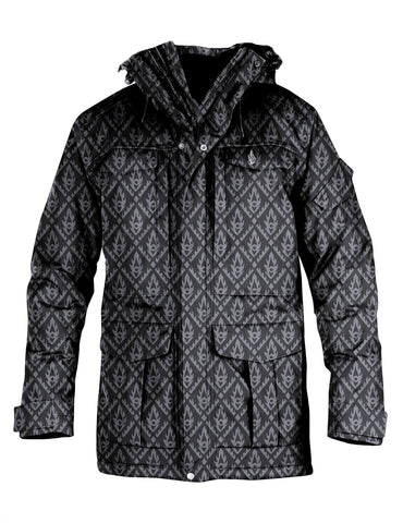 Great Turn Crown Onyx Sherpa Jacket by Alex Grey
