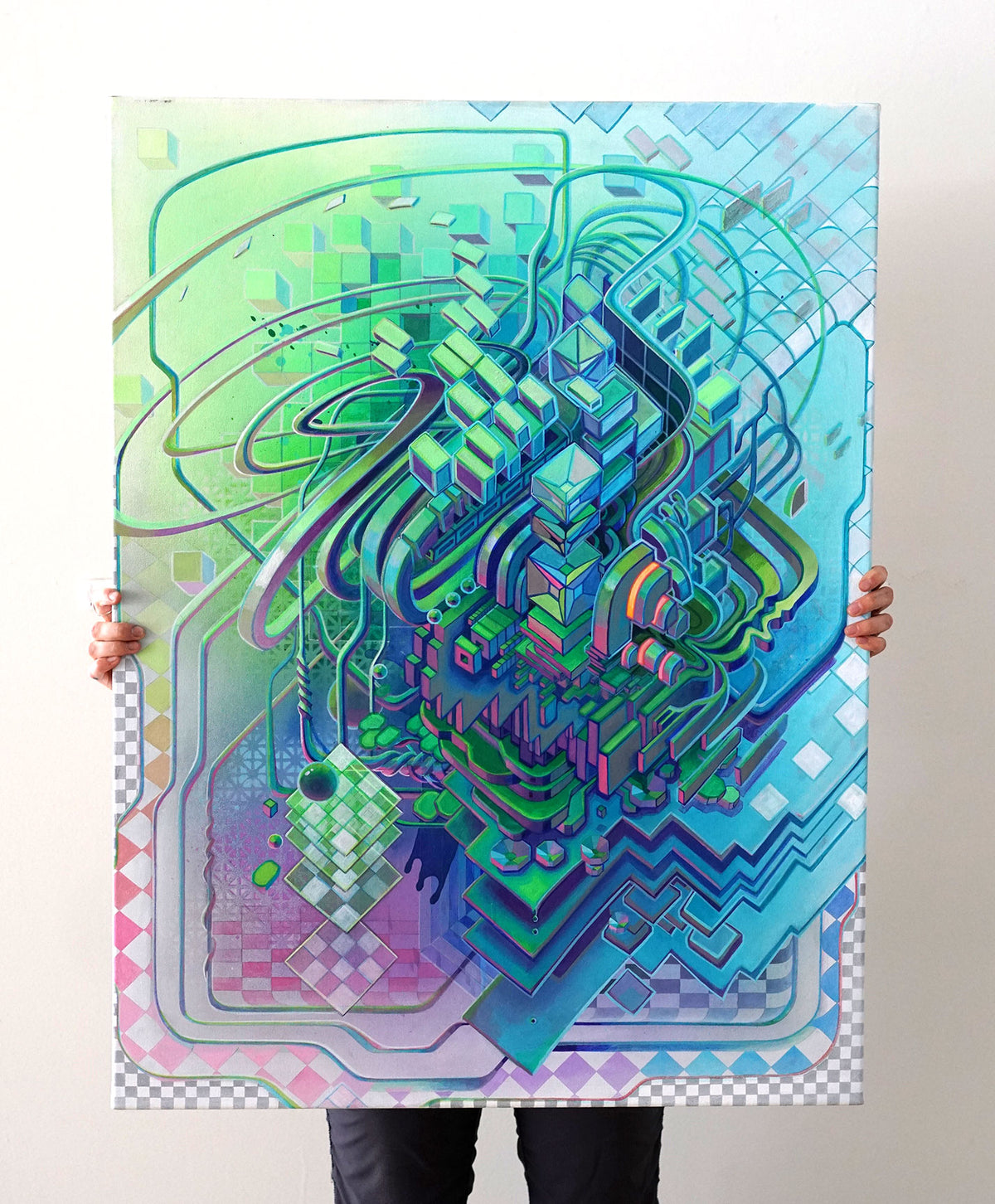 Original Painting Motherboard by Jake Amason- 72 HOUR AUCTION