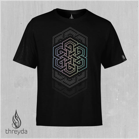 Satya Opalescent Screenprint Tee by Threyda