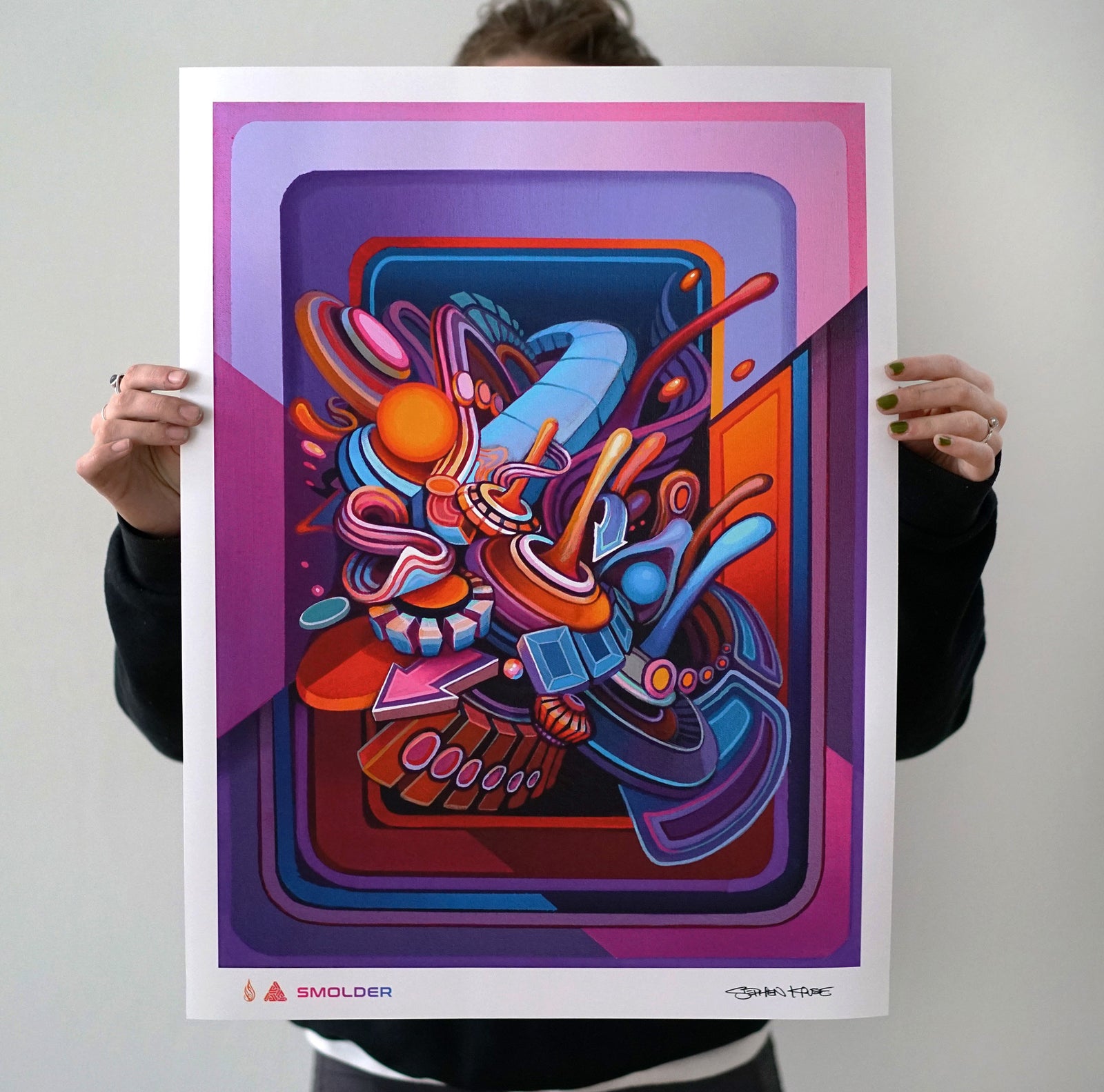 Smolder Matte Print by Stephen Kruse