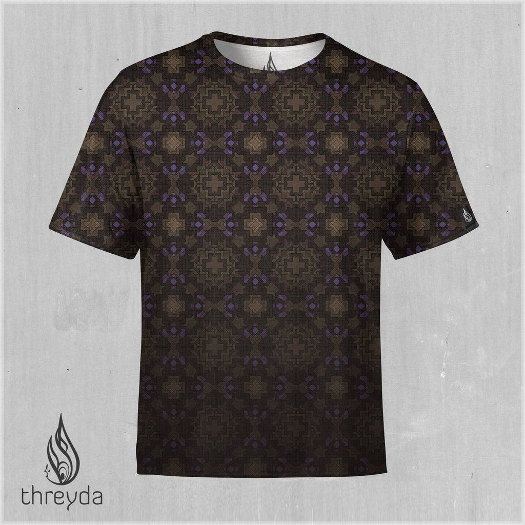 Brown Vector Sublimation Tee by Threyda